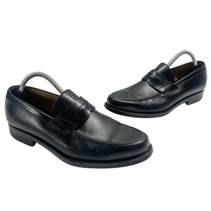 To Boot New York Adam Derrick Men's Sz 8.5 Italian Leather Slip On Penny Loafers